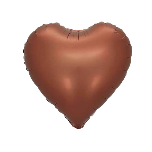 Chocolate Heart Shape Helium Mylar Balloon Chocolate Heart Shape Helium Mylar Balloon